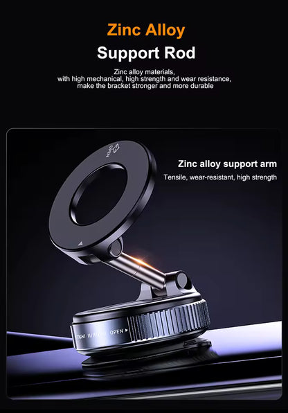 MagLock Pro™ | Magnetic Vacuum Phone Mount